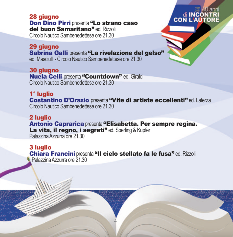 Incontri con l'autore San Benedetto del Tronto