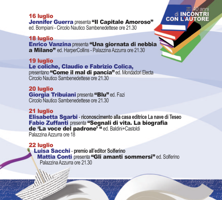 Incontri con l'autore San Benedetto del Tronto