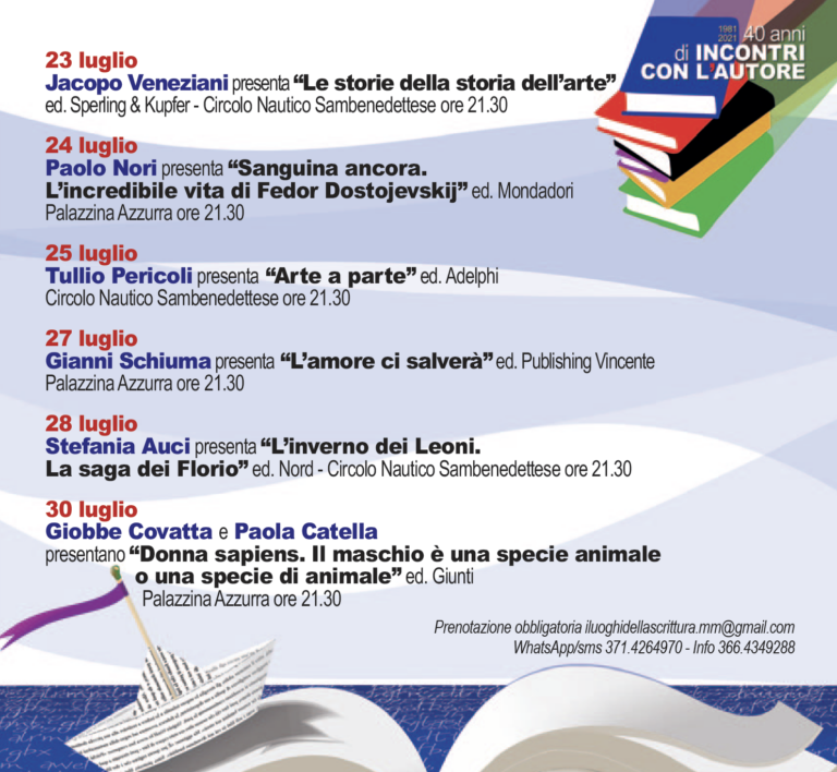 Incontri con l'autore San Benedetto del Tronto