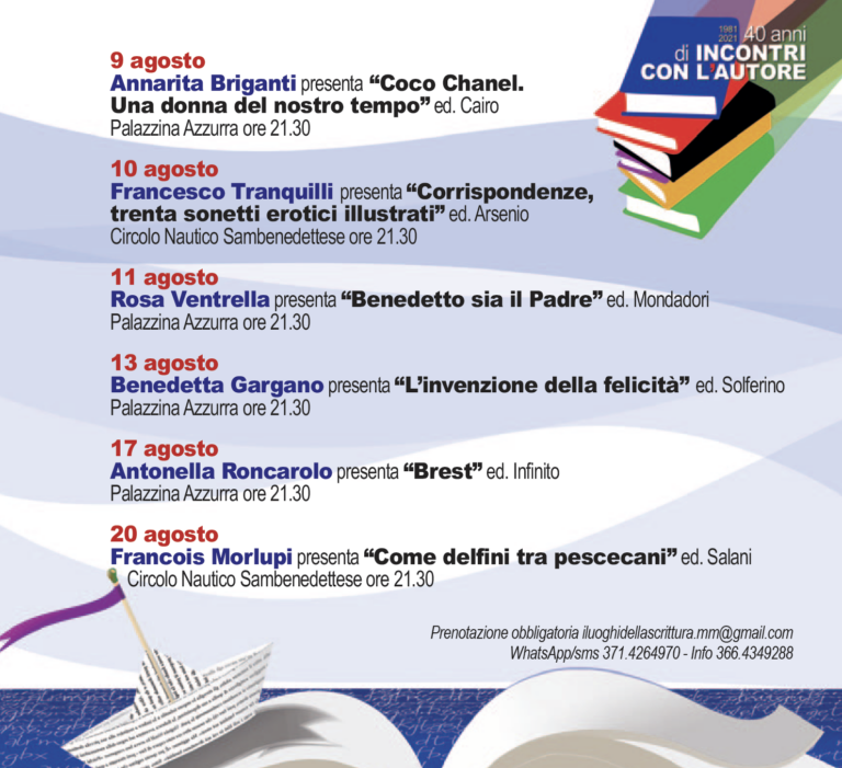 Incontri con l'autore San Benedetto del Tronto