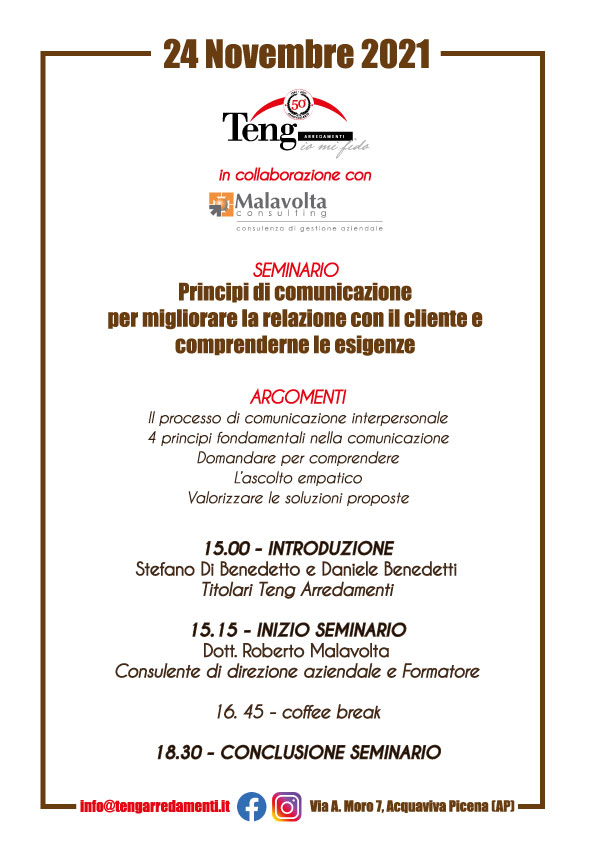 Corso formazione architetti Teng 2021